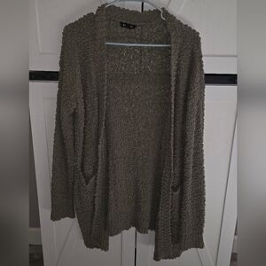 Rachel Textured Knit Cardigan - Olive